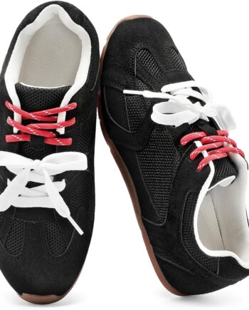 Lace-Up Casual Sneakers Non-Slip Comfortable Walking Shoes