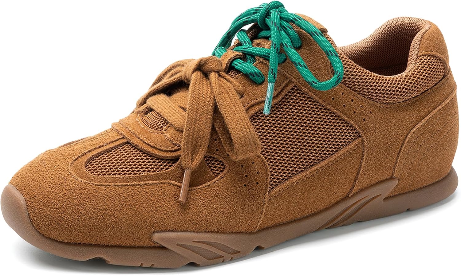 Retro Casual Sneakers Round Toe Lightweight Walking Shoes