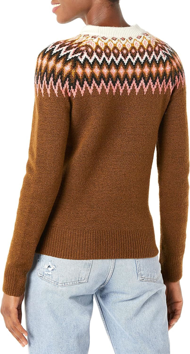 Women’s Soft Touch Crew Neck Sweater Casual Knit Pullover
